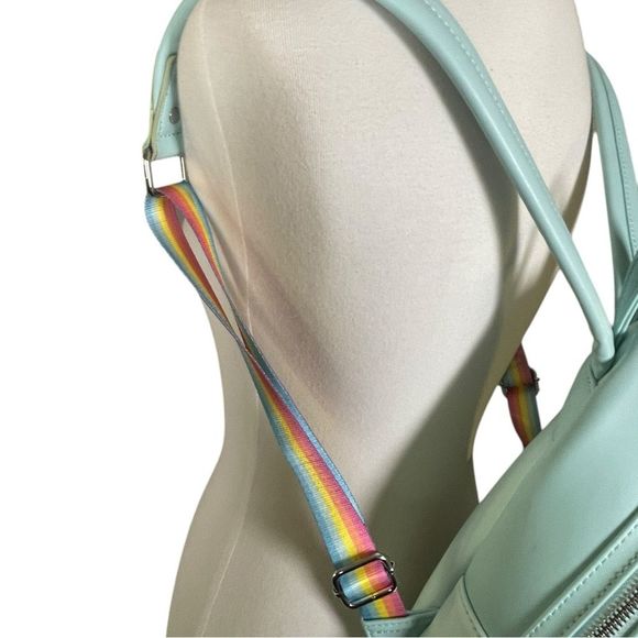 Loungefly My Little Pony Starshine Rainbow Mini Backpack Pegasus Pale blue green - Picture 3 of 14